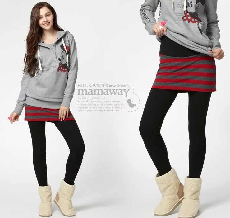 12553R Maternity Leggings with Skirt
