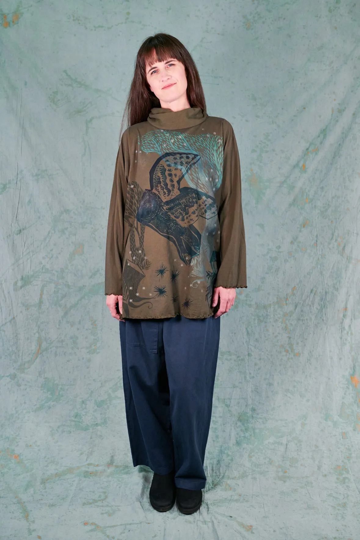 1572 Cowl Cafe Tee-Cargo-Owl