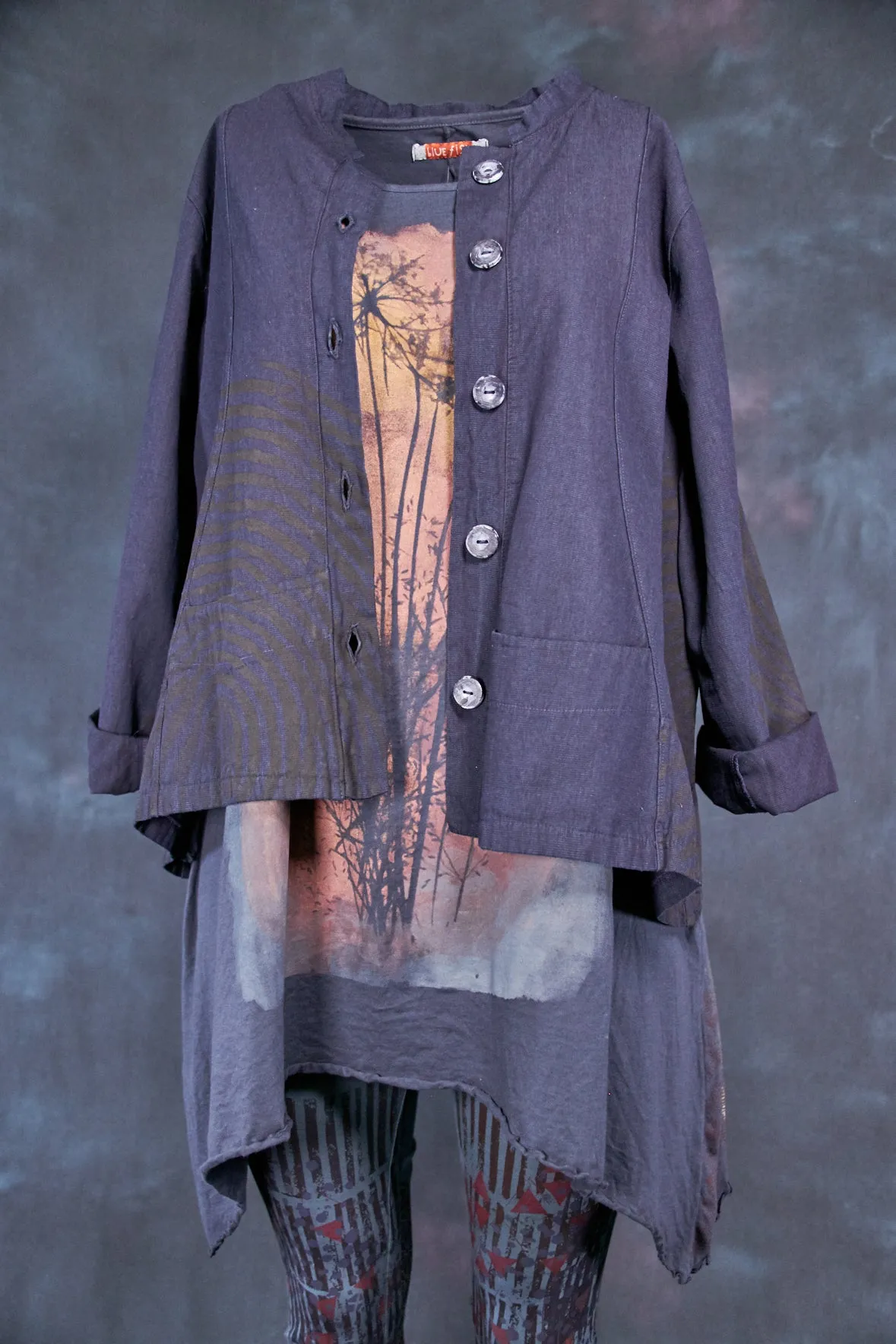 5277 Denim Jacket-Black Indigo-Fingerprint