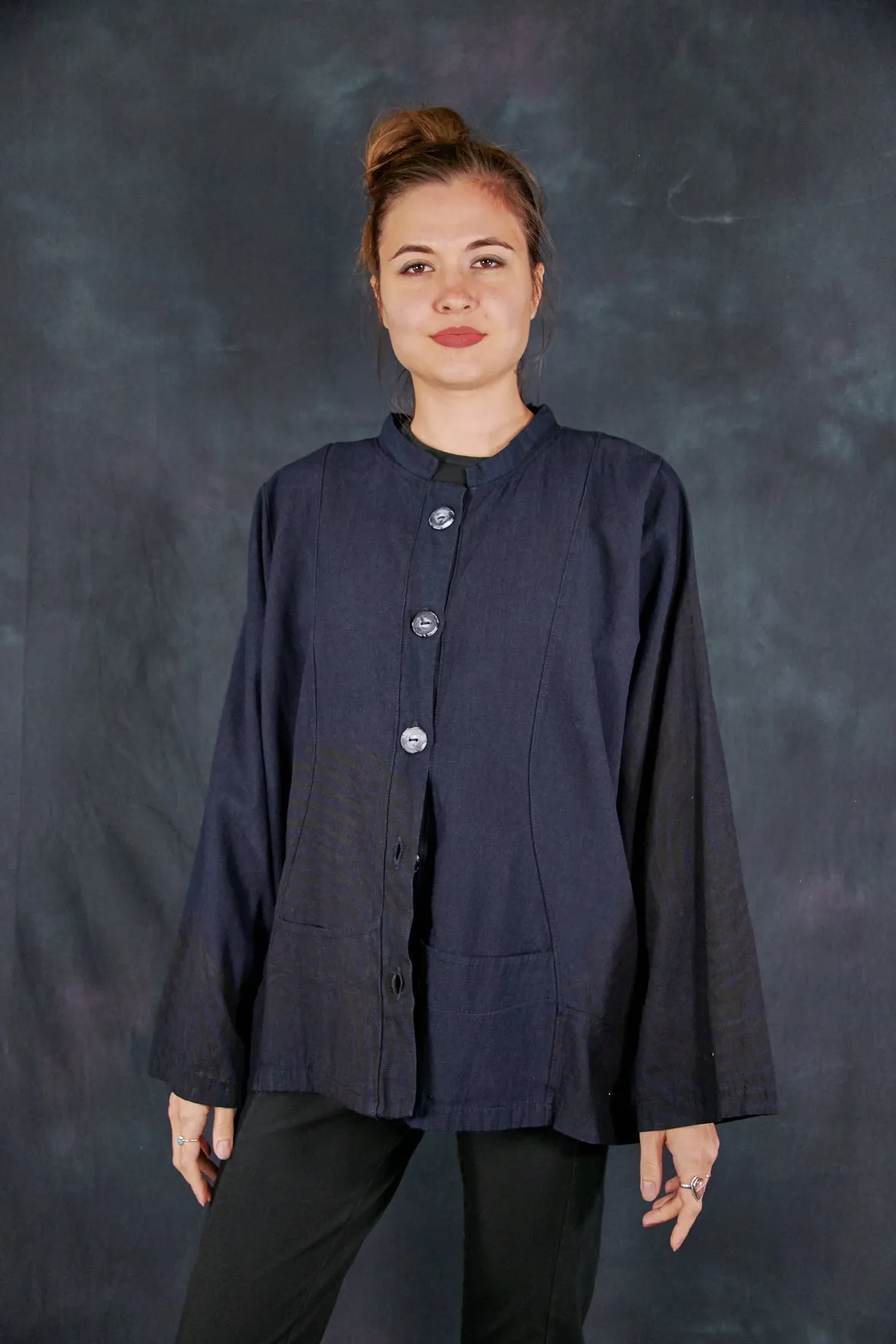5277 Denim Jacket-Black Indigo-Fingerprint