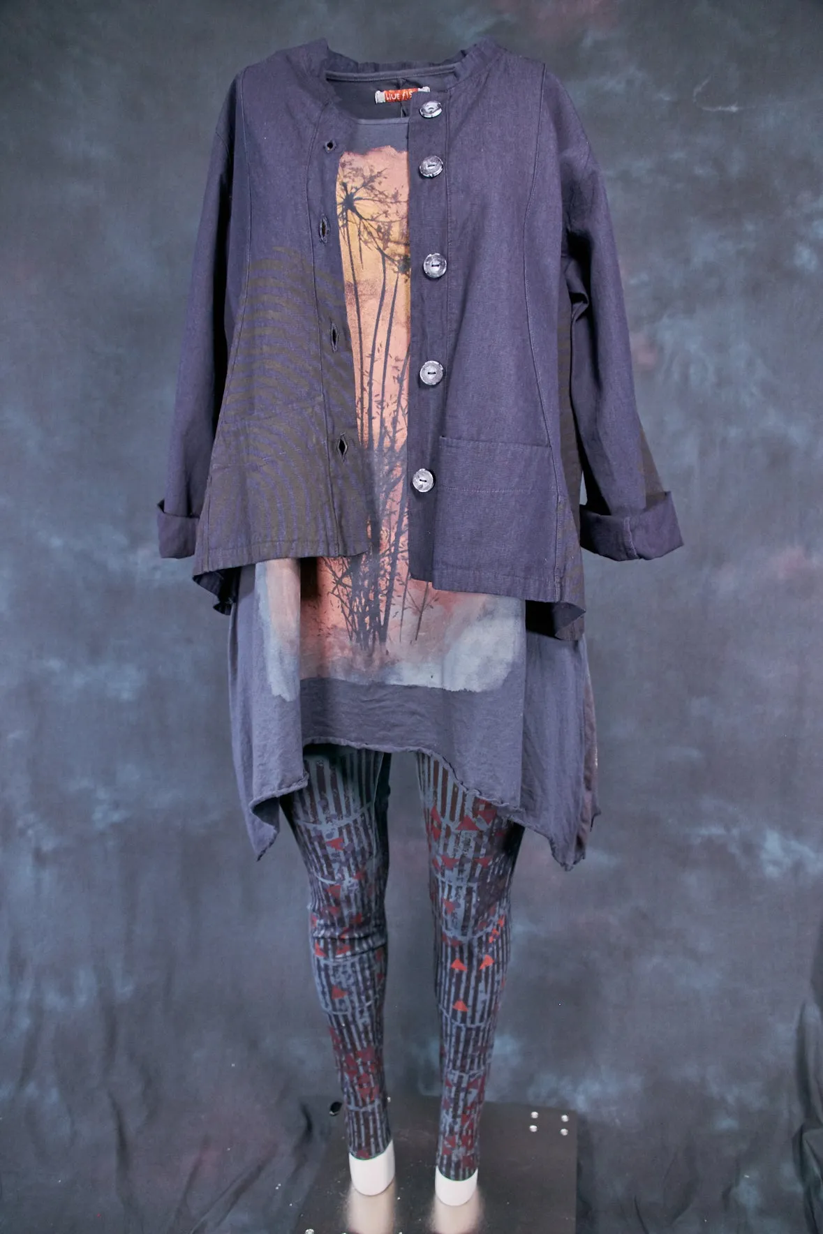 5277 Denim Jacket-Black Indigo-Fingerprint