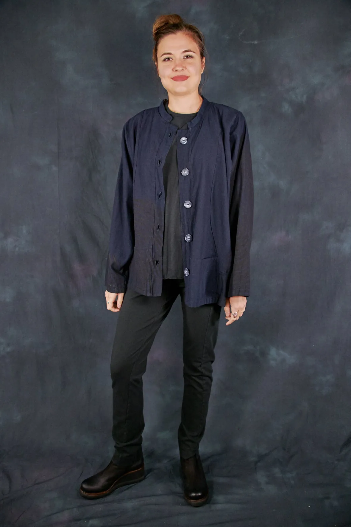 5277 Denim Jacket-Black Indigo-Fingerprint
