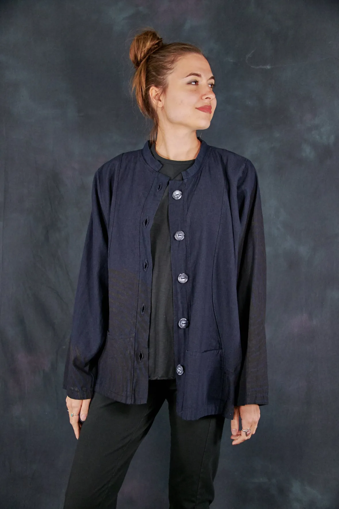 5277 Denim Jacket-Black Indigo-Fingerprint