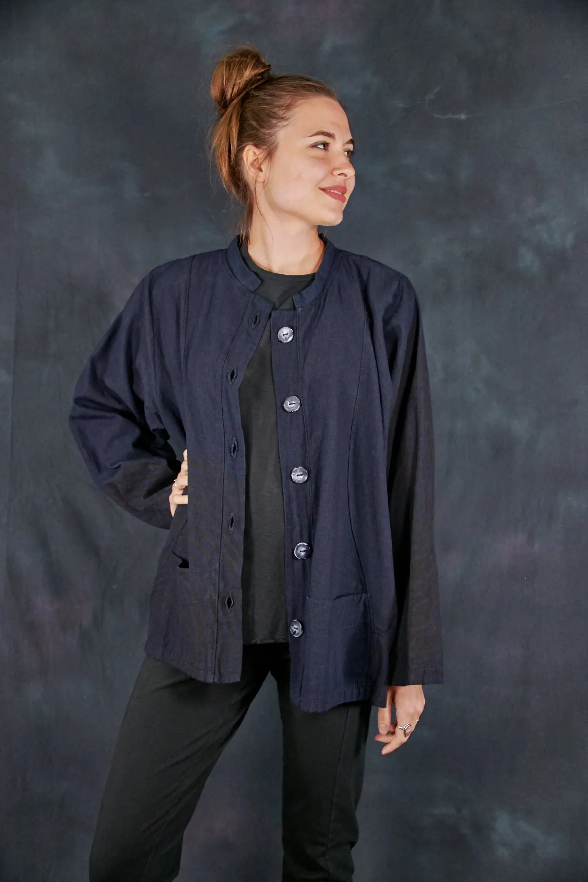 5277 Denim Jacket-Black Indigo-Fingerprint