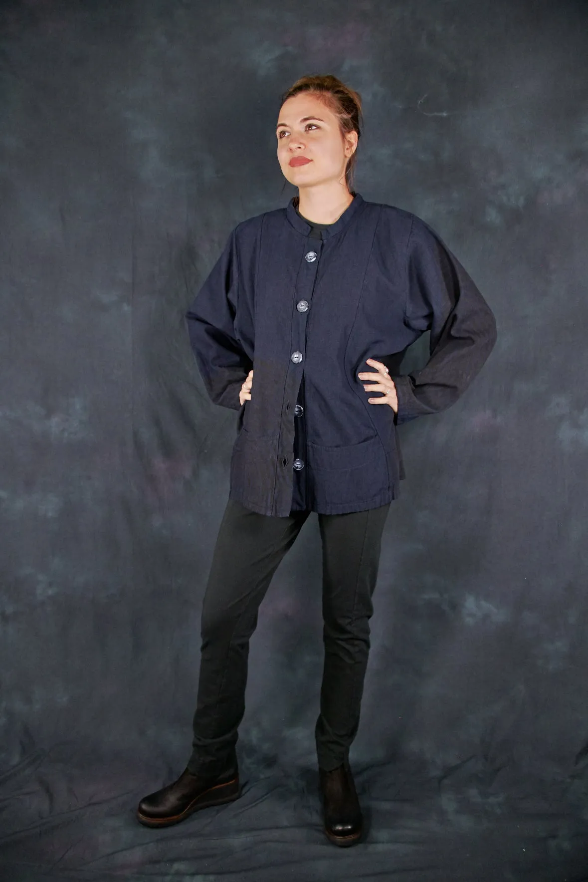 5277 Denim Jacket-Black Indigo-Fingerprint