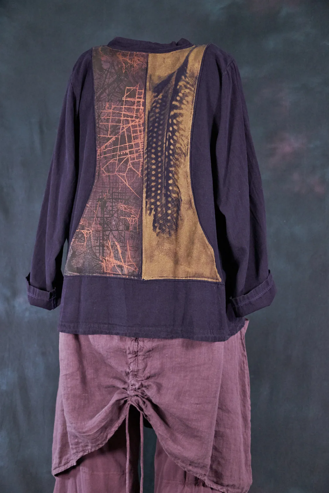 5277 Denim Jacket-Blue Plum-P