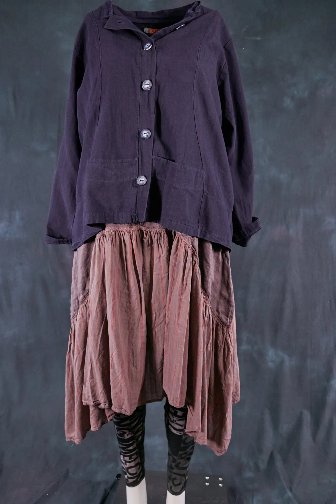 5277 Denim Jacket-Blue Plum-P
