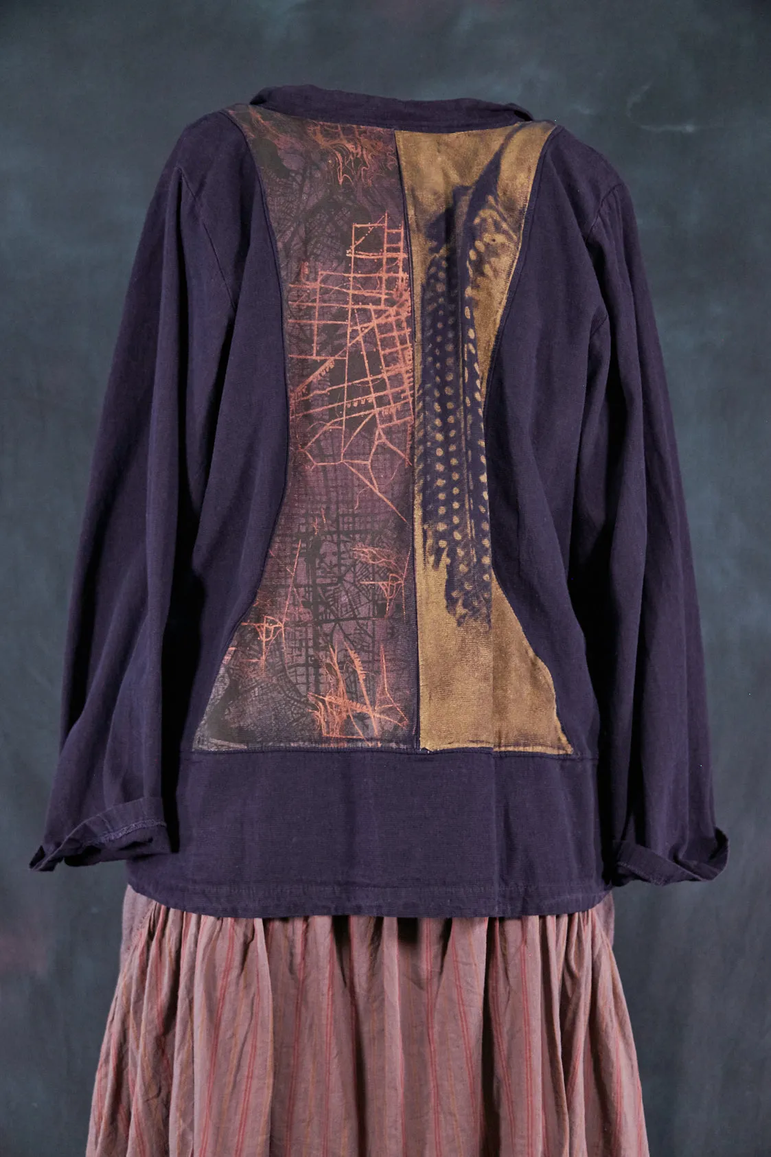 5277 Denim Jacket-Blue Plum-P