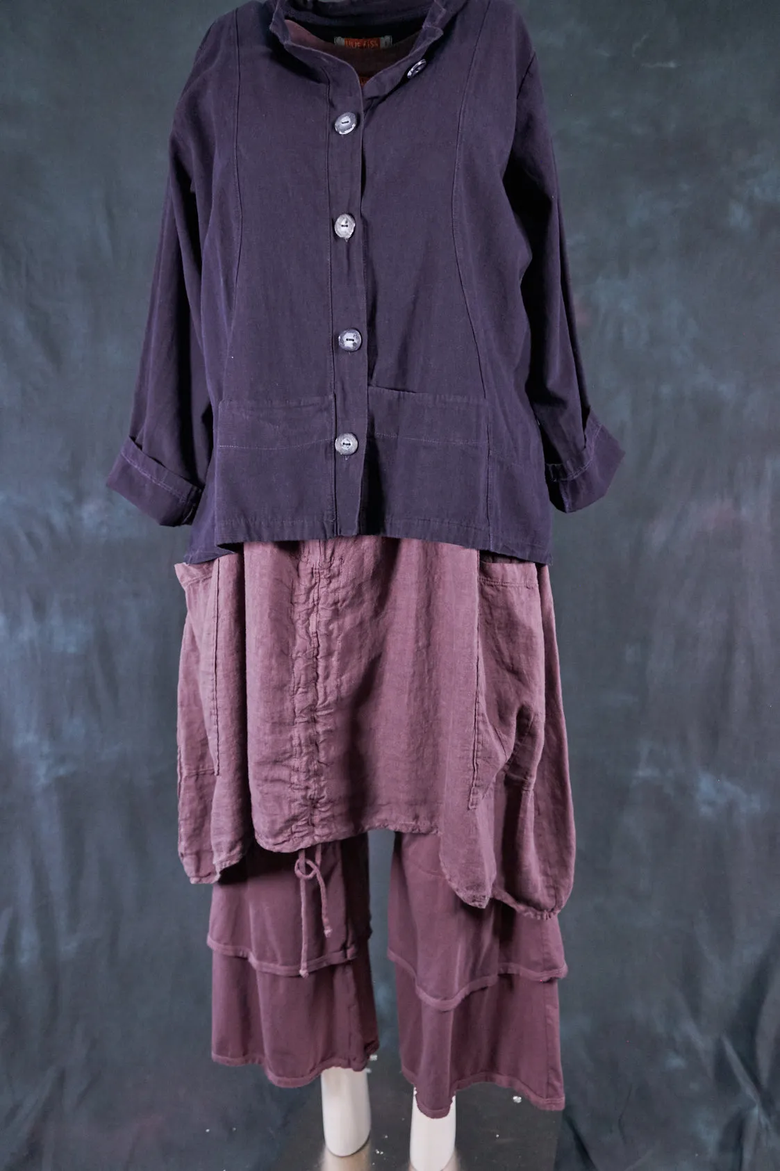 5277 Denim Jacket-Blue Plum-P