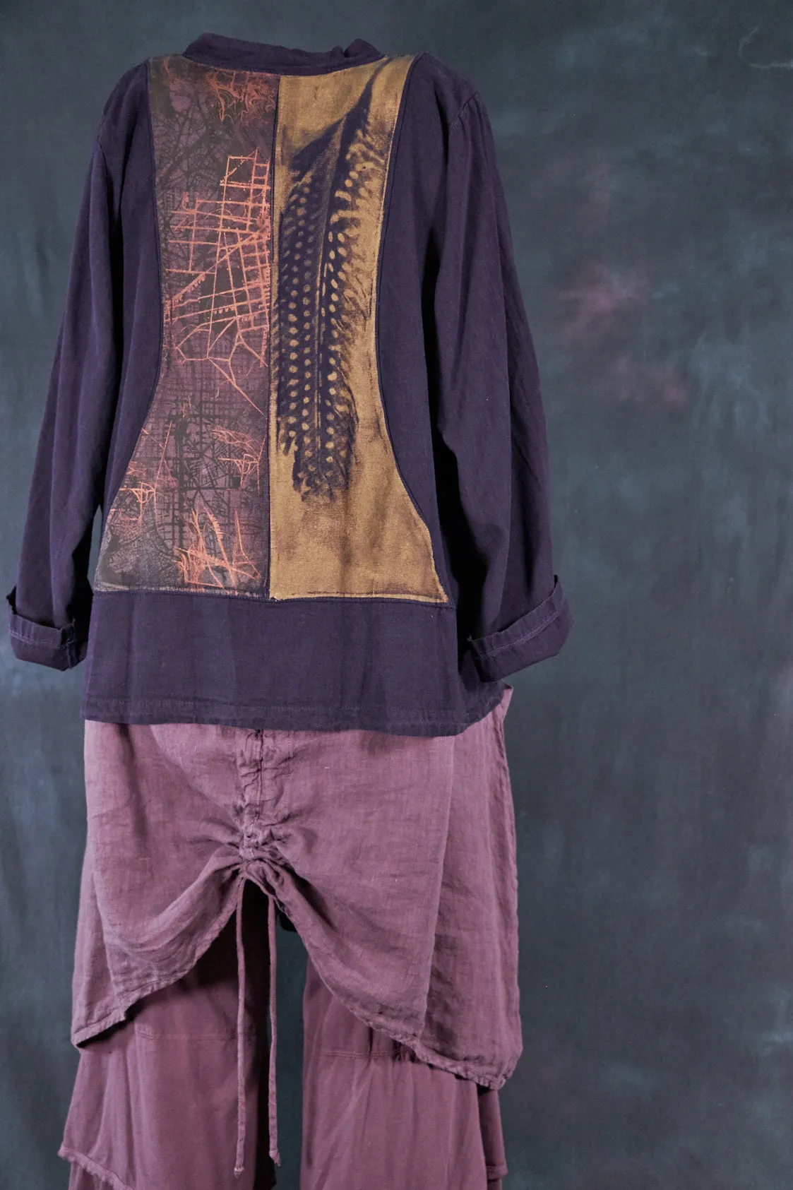 5277 Denim Jacket-Blue Plum-P