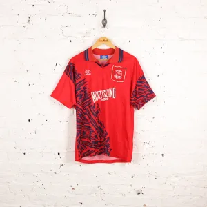Aberdeen 1995 Umbro Home Football Shirt - Red - L