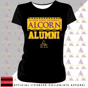 ALCORN STATE | 90s ALUMNI Black Ladies Tees (**)