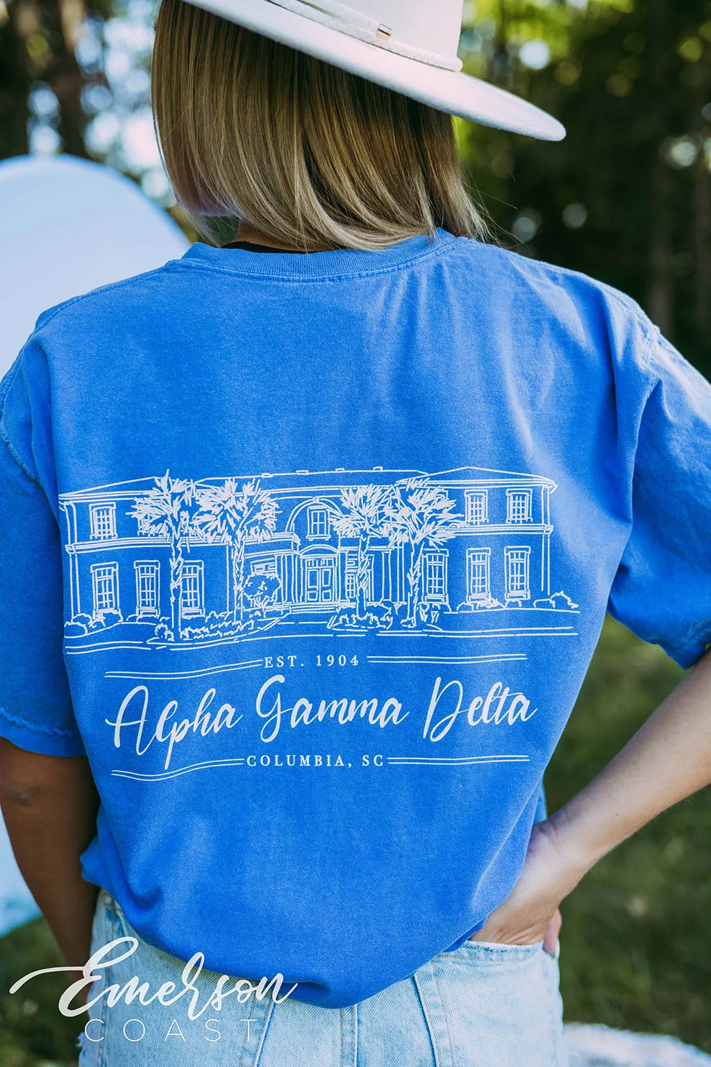 Alpha Gamma Delta PR Chapter House Tee