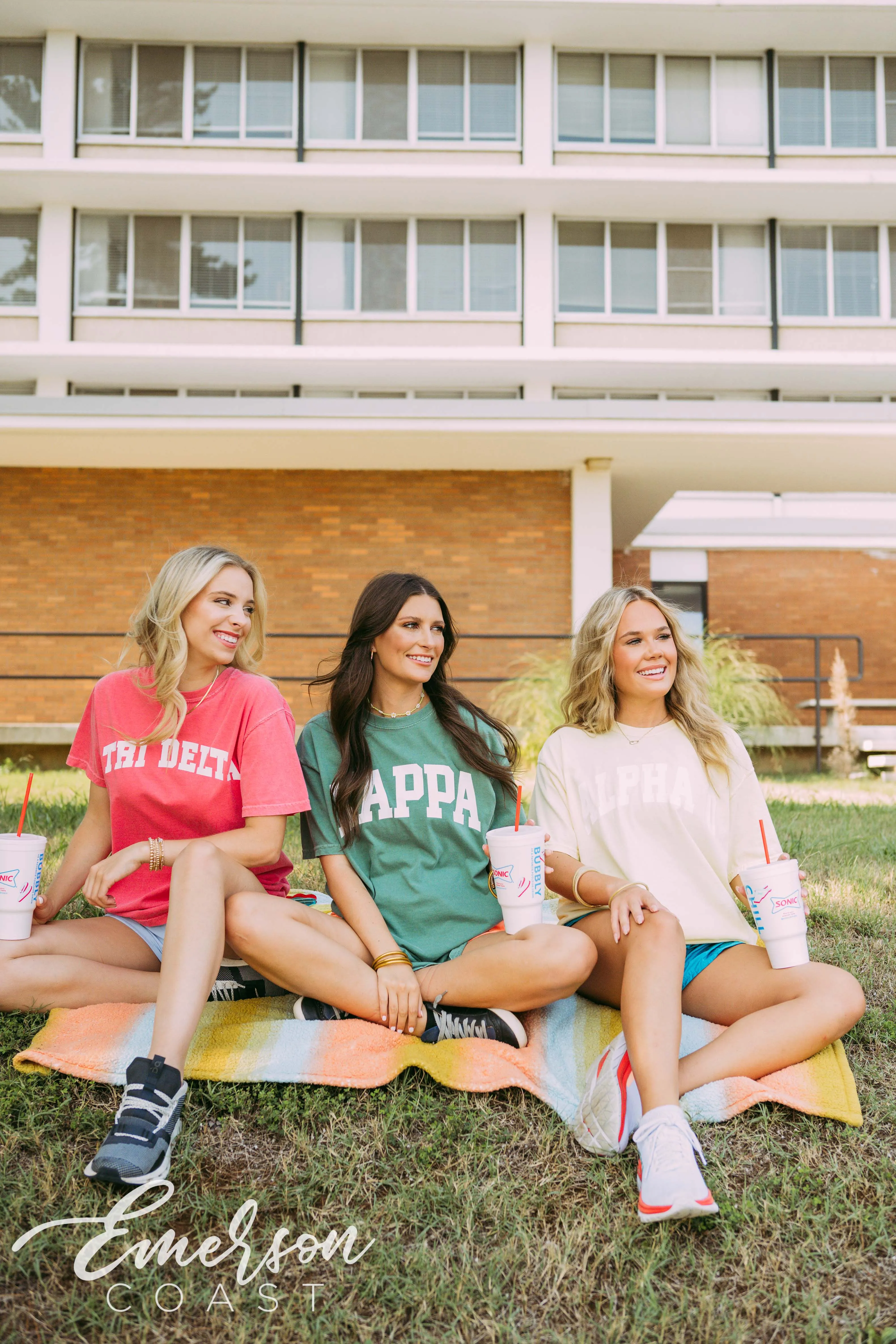 Alpha Omicron Pi PR Varsity Tee