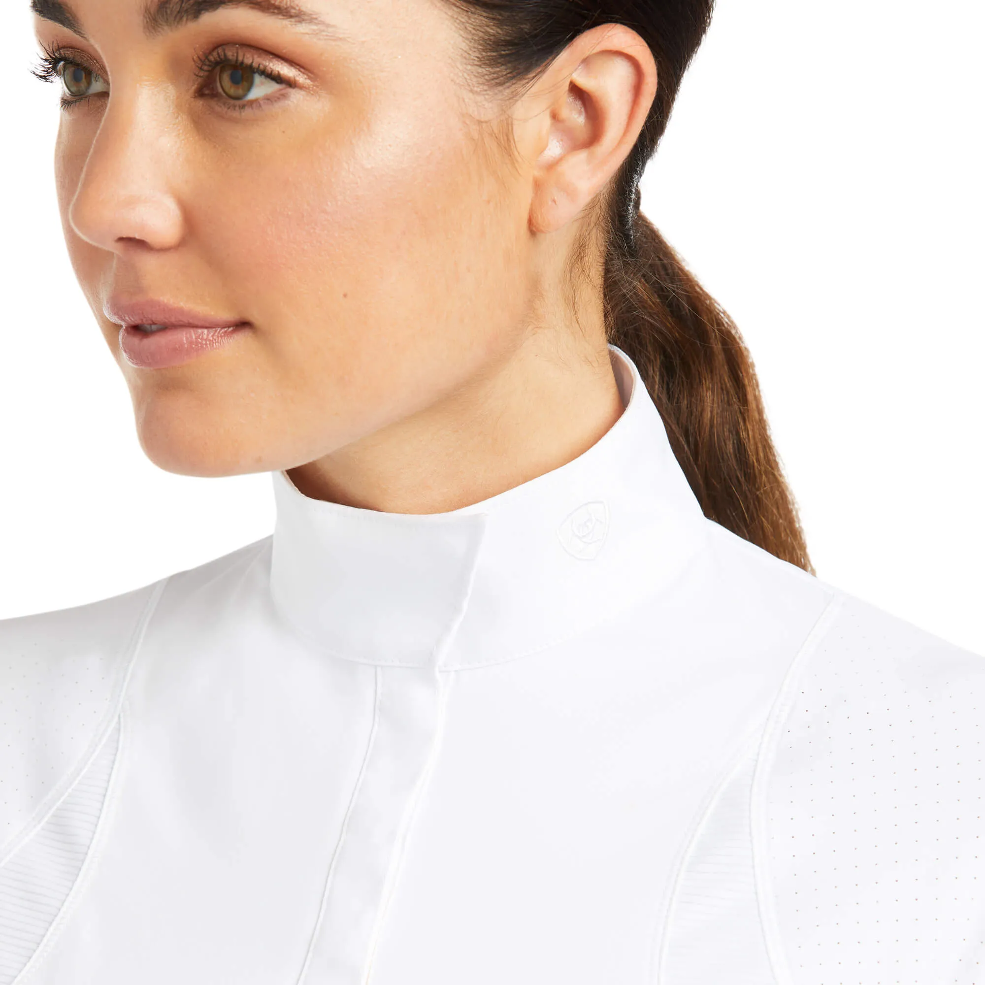 Ariat Ladies Auburn LS Show Shirt White
