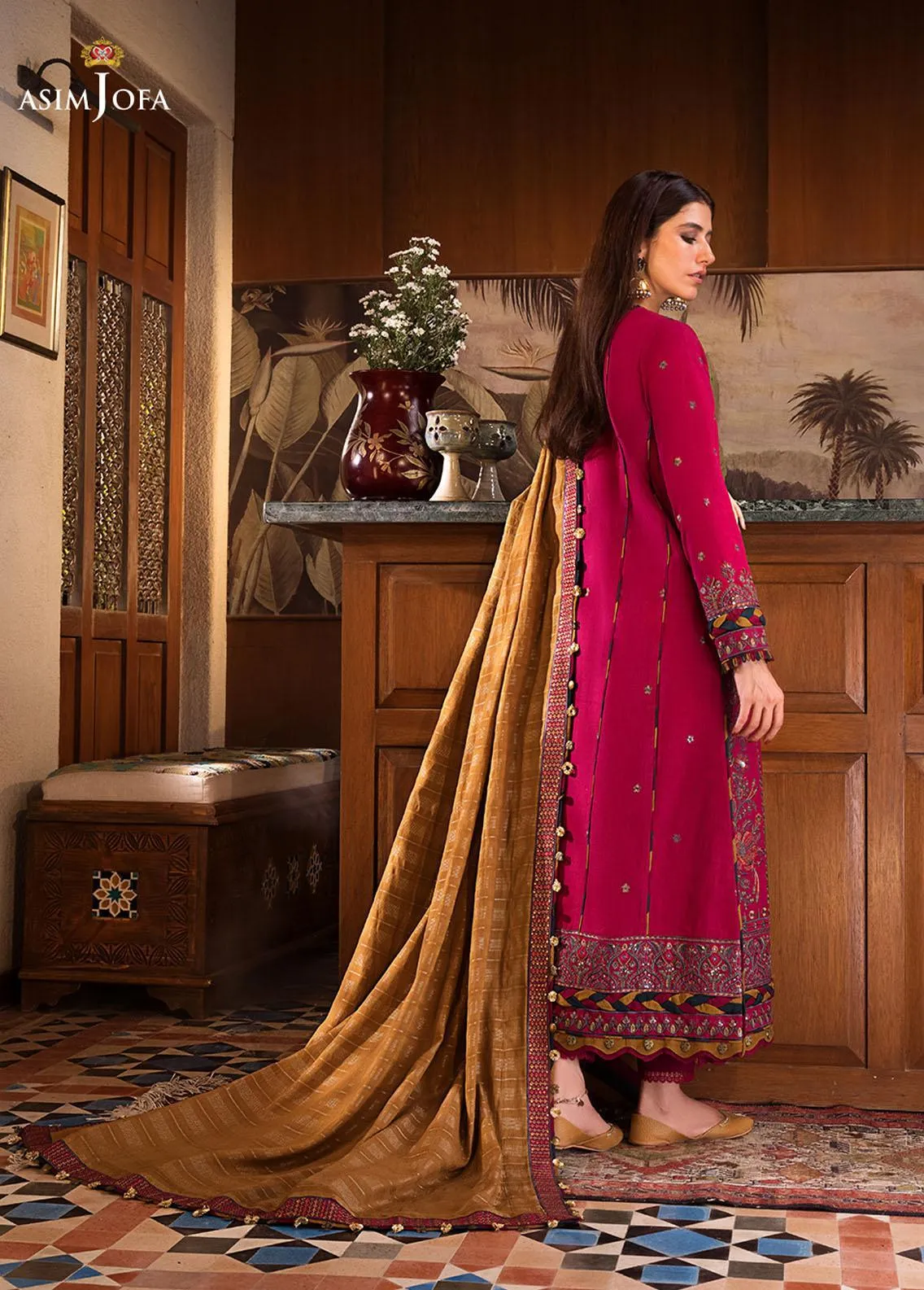 ASIM JOFA | KASHMIRI SHAWL (AJK-08)