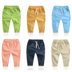 Baby boys Pants Casual Loose Trousers Summer Bottoms Harem Long Pants Fashion Toddlers Clothes