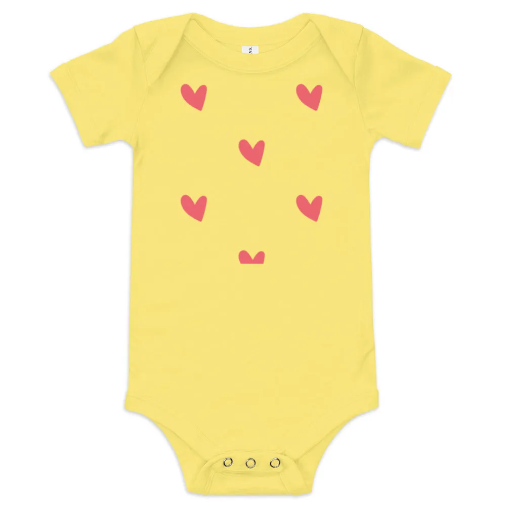 Baby short sleeve one piece, 100% Cotton,