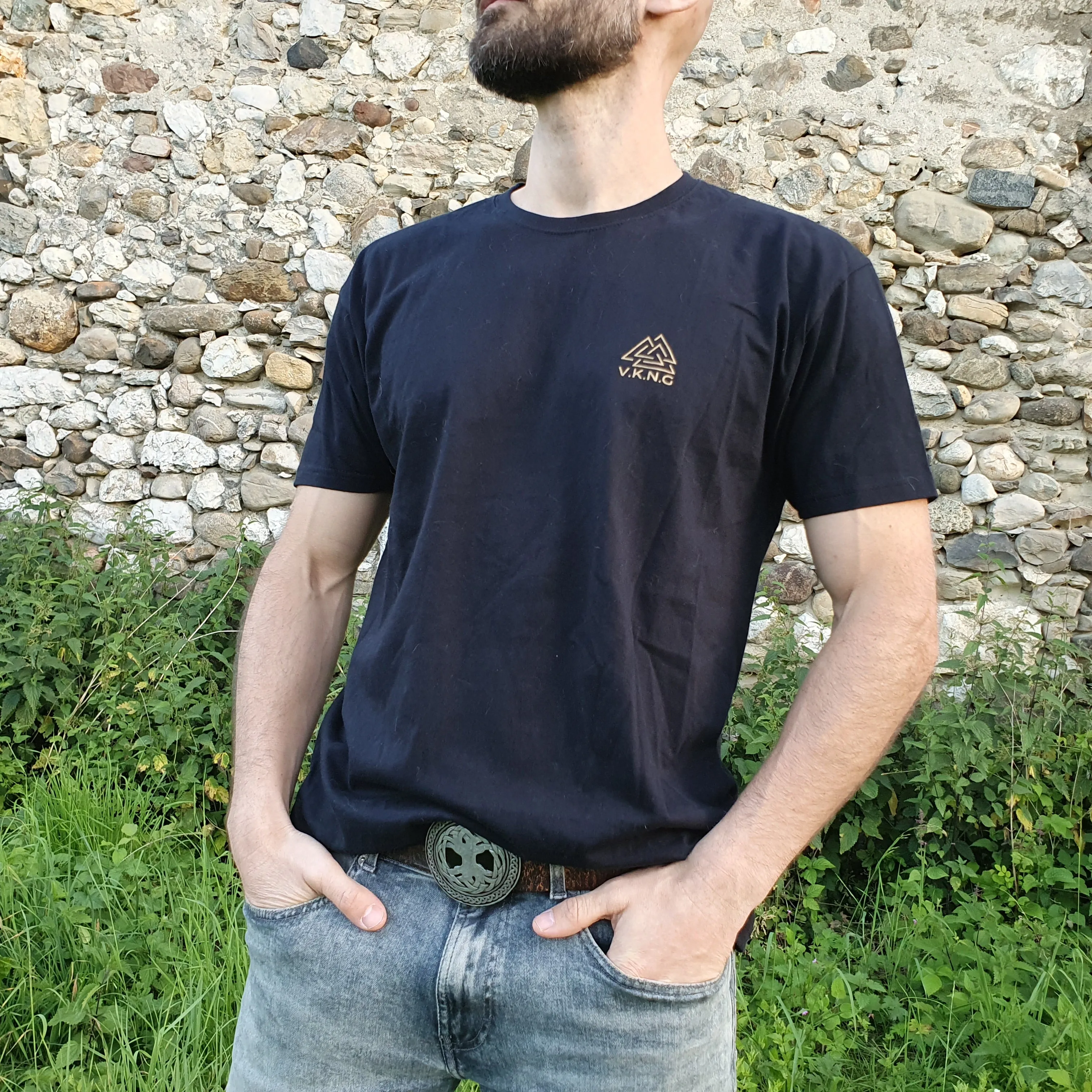 Be proud Mirror Effect Runes  V.K.N.G™ T-shirt