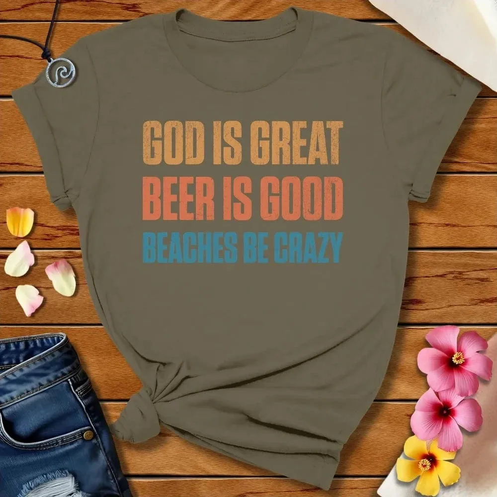 Beaches Be Crazy Tee