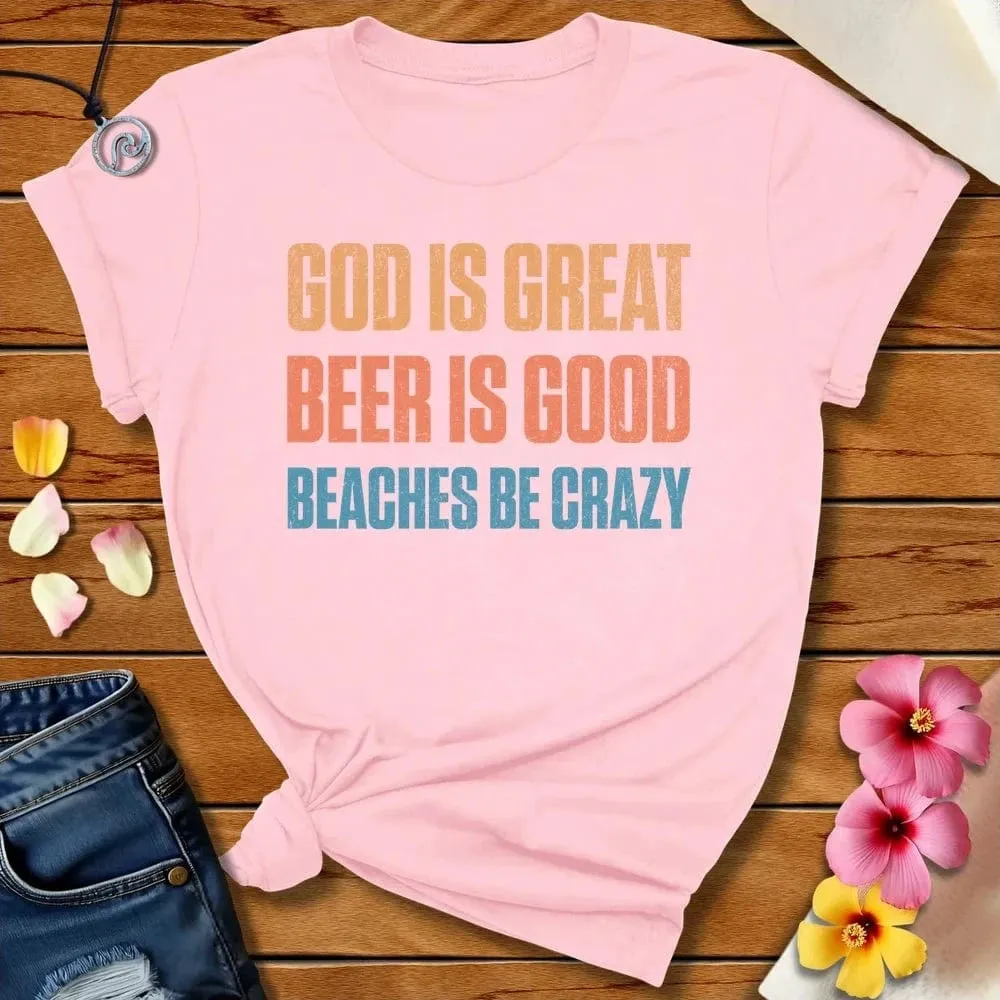Beaches Be Crazy Tee