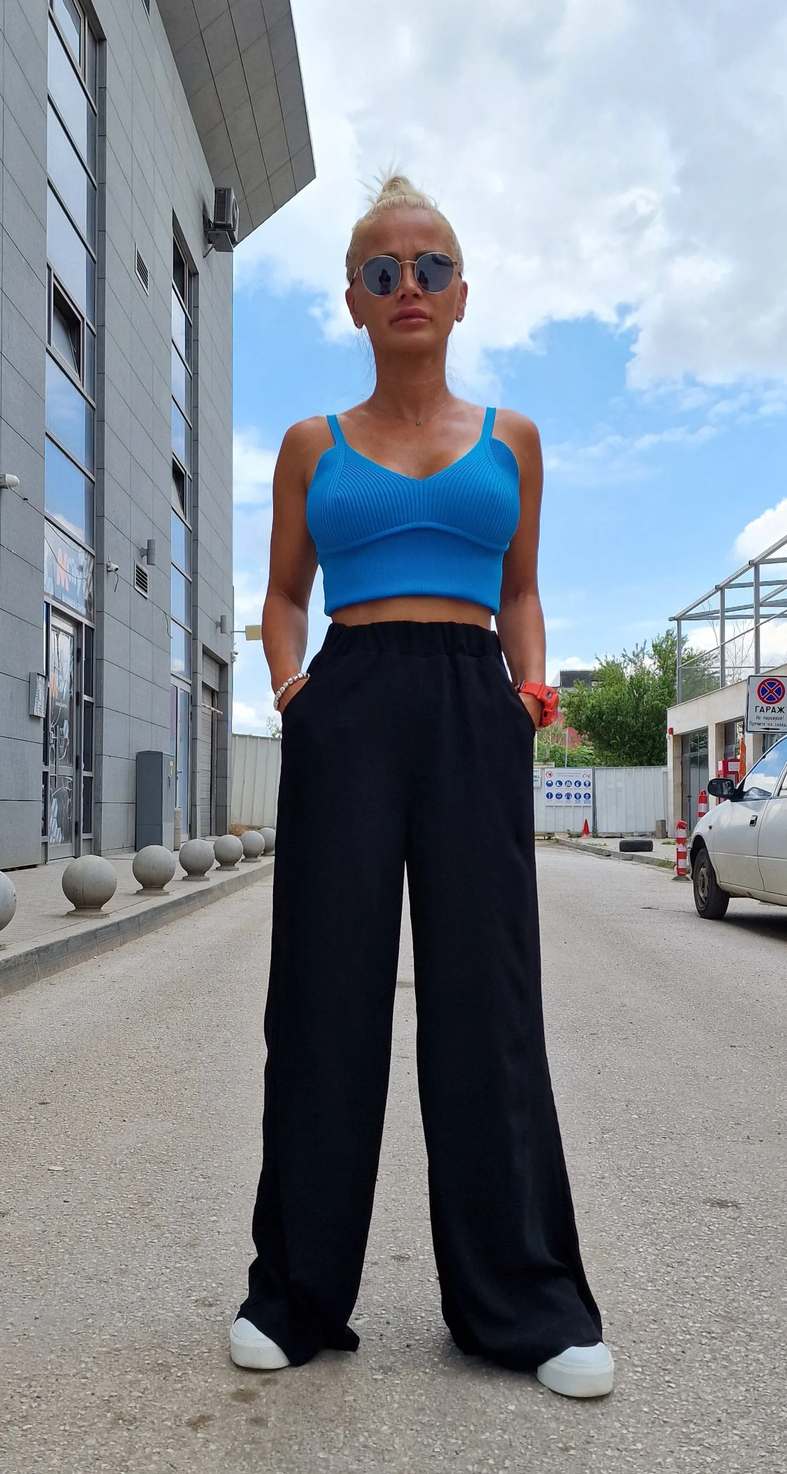 Black Pants, Long Skirt Pants, High Waist Pants, Casual Pants, Charleston Trousers, Loose Pants, Extravagant Pants, Avant-garde trousers
