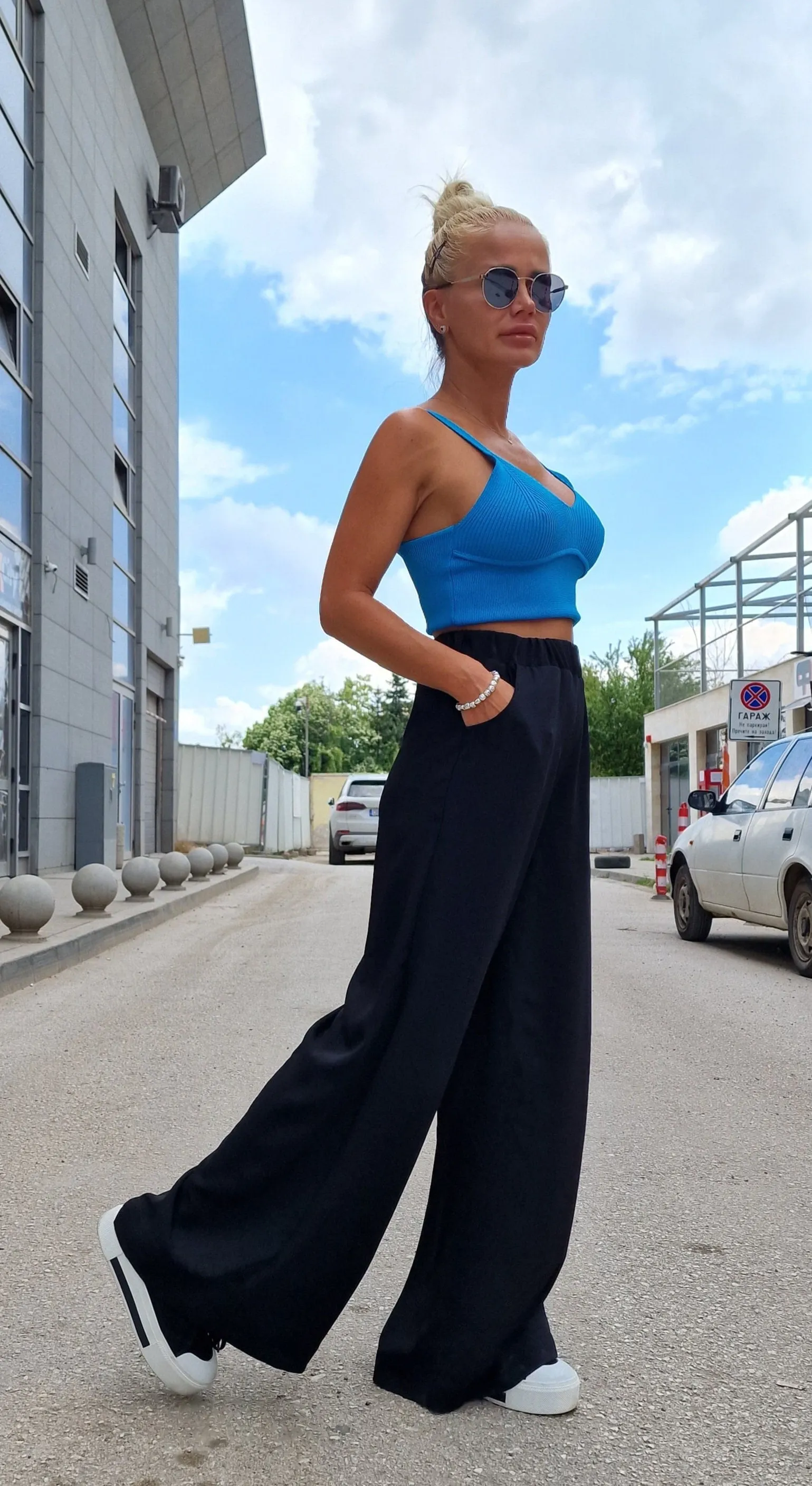 Black Pants, Long Skirt Pants, High Waist Pants, Casual Pants, Charleston Trousers, Loose Pants, Extravagant Pants, Avant-garde trousers