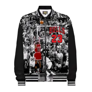 Bomber Jacket Cool Boys Basketball Jacket NO.23