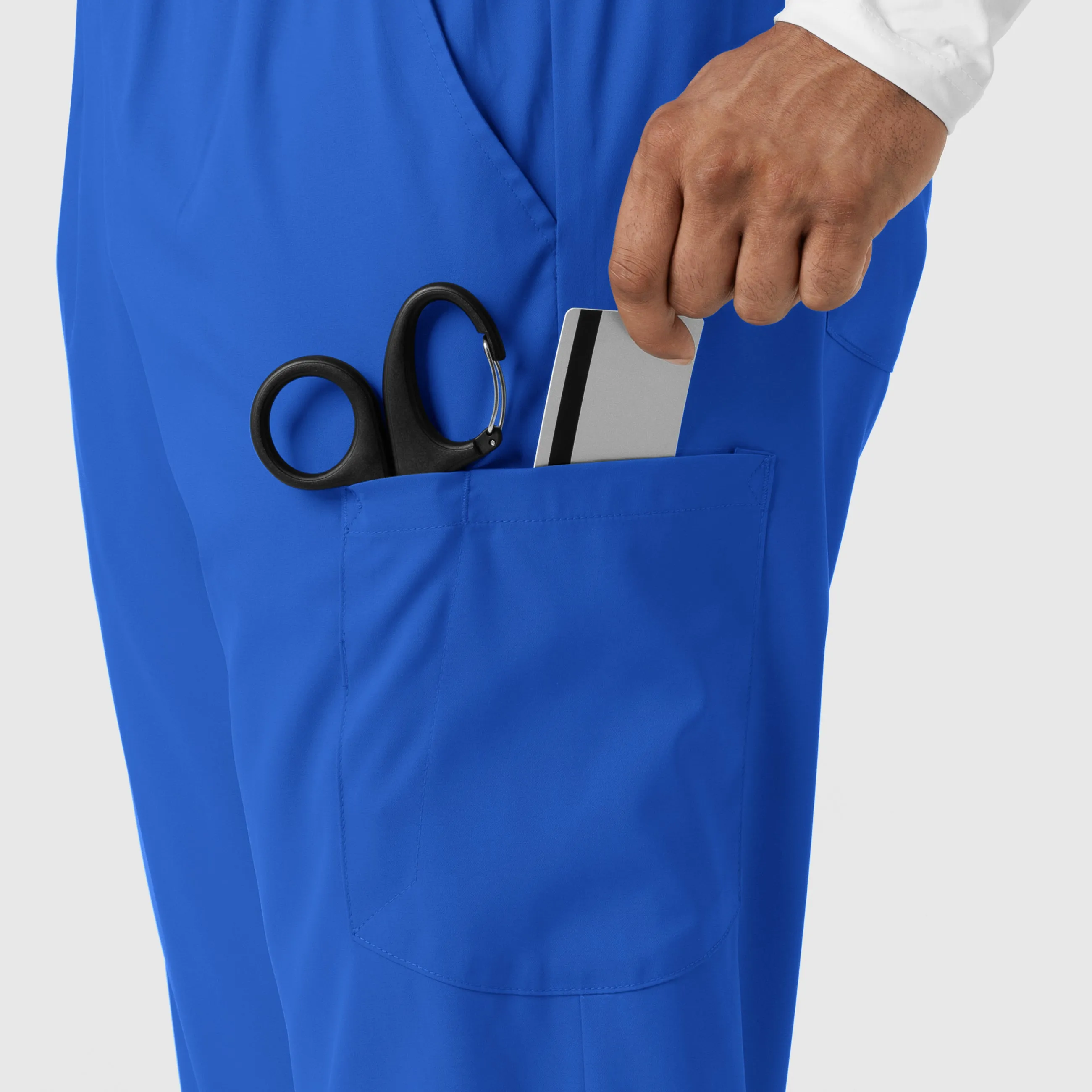 Boundless 5051 Unisex Straight Leg Scrub Pants Royal