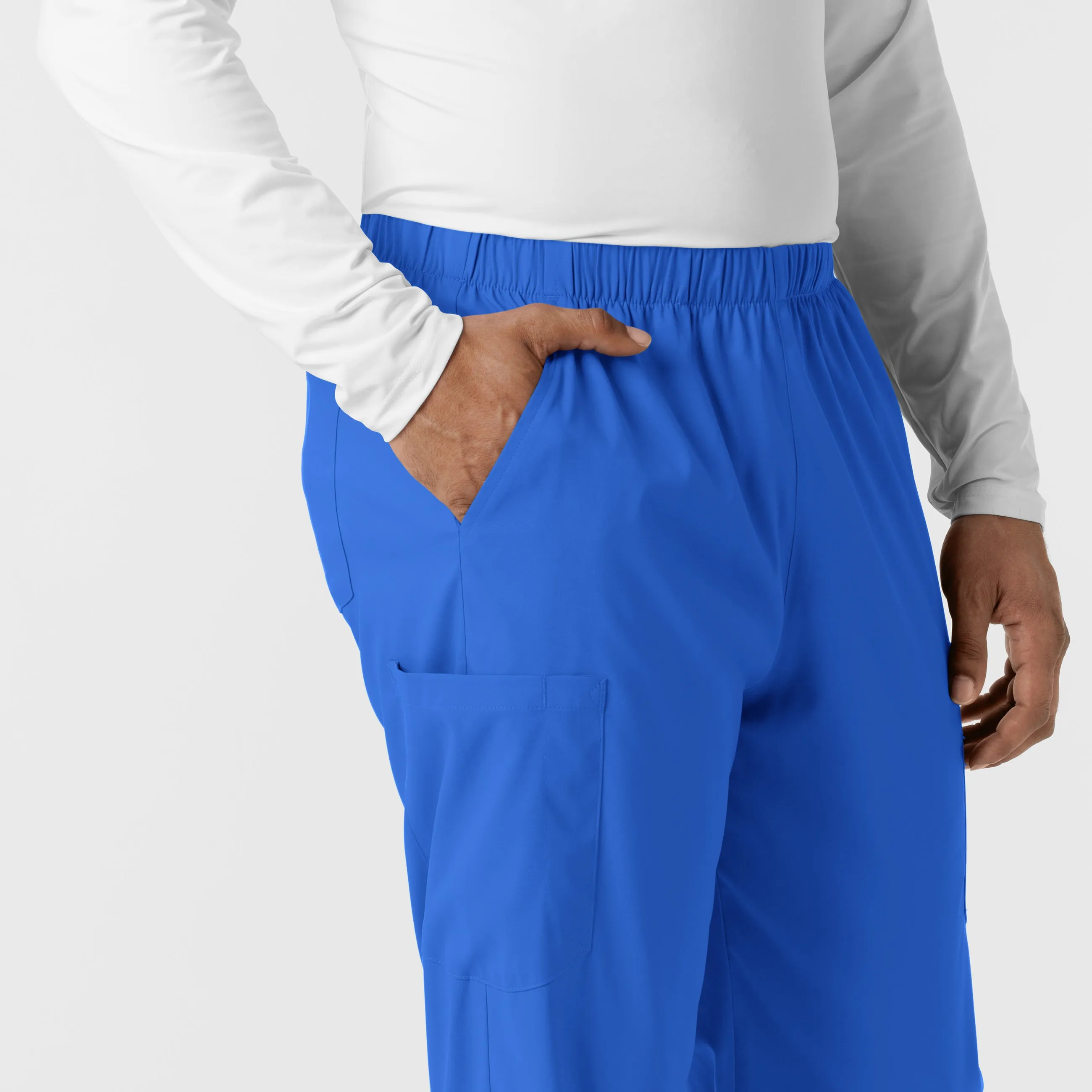 Boundless 5051 Unisex Straight Leg Scrub Pants Royal