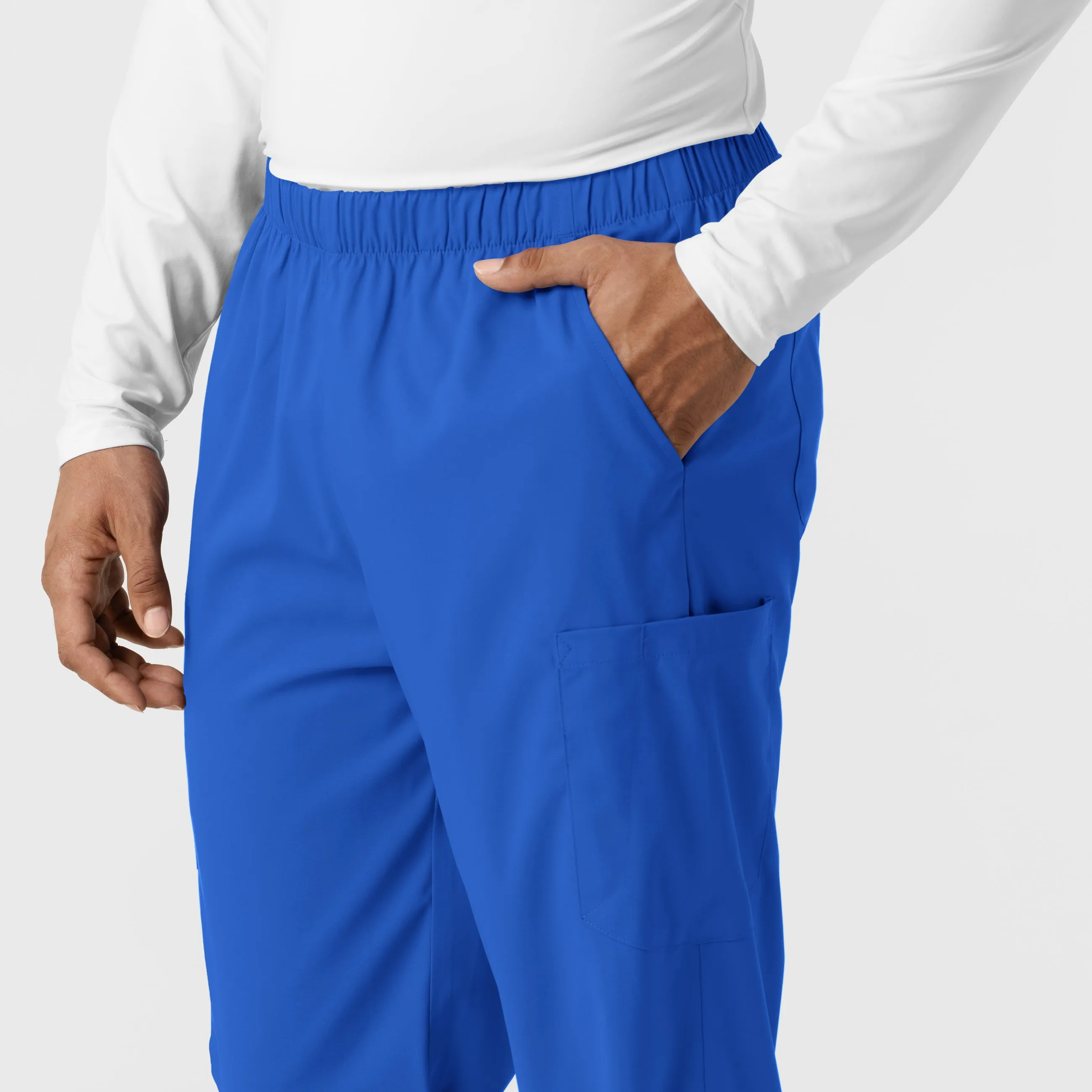 Boundless 5051 Unisex Straight Leg Scrub Pants Royal