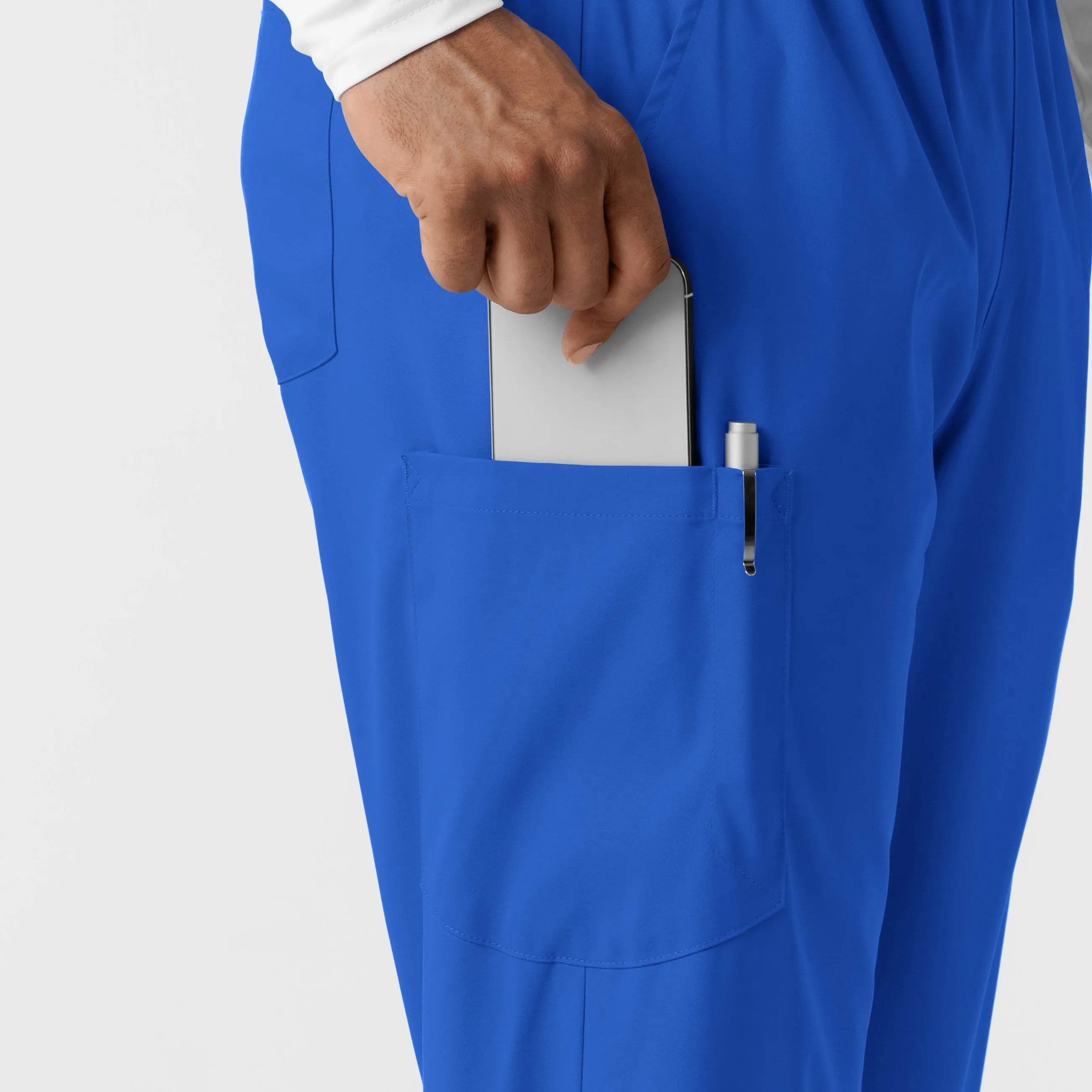 Boundless 5051 Unisex Straight Leg Scrub Pants Royal