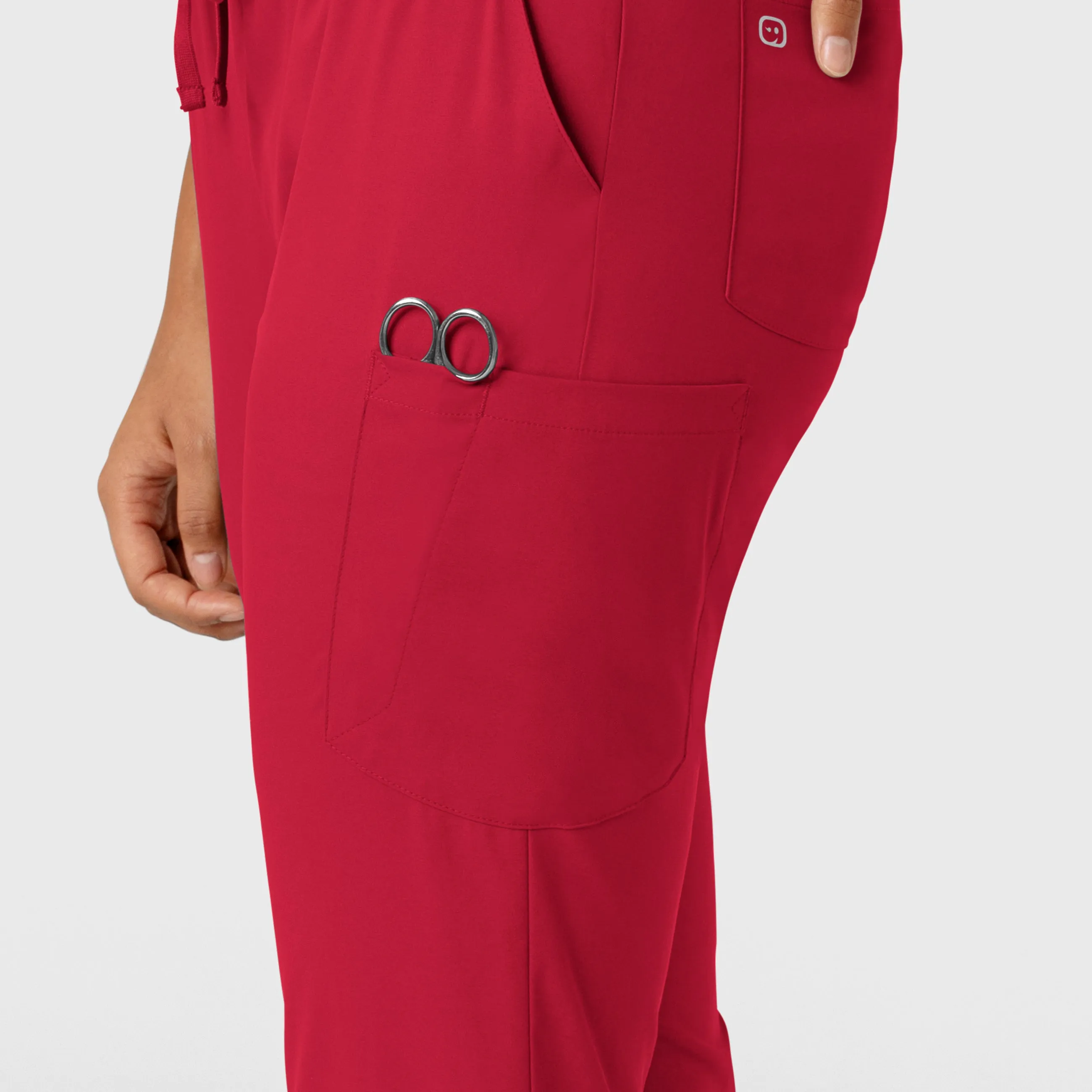 Boundless 5151 Jogger Scrub Pants Red