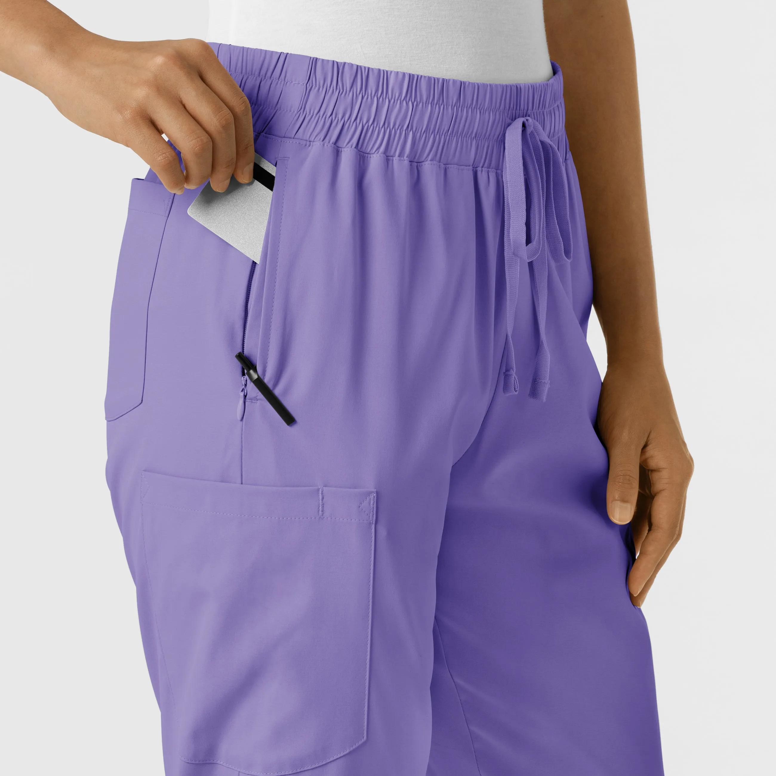 Boundless 5251 Bootcut Scrub Pants Iris Purple