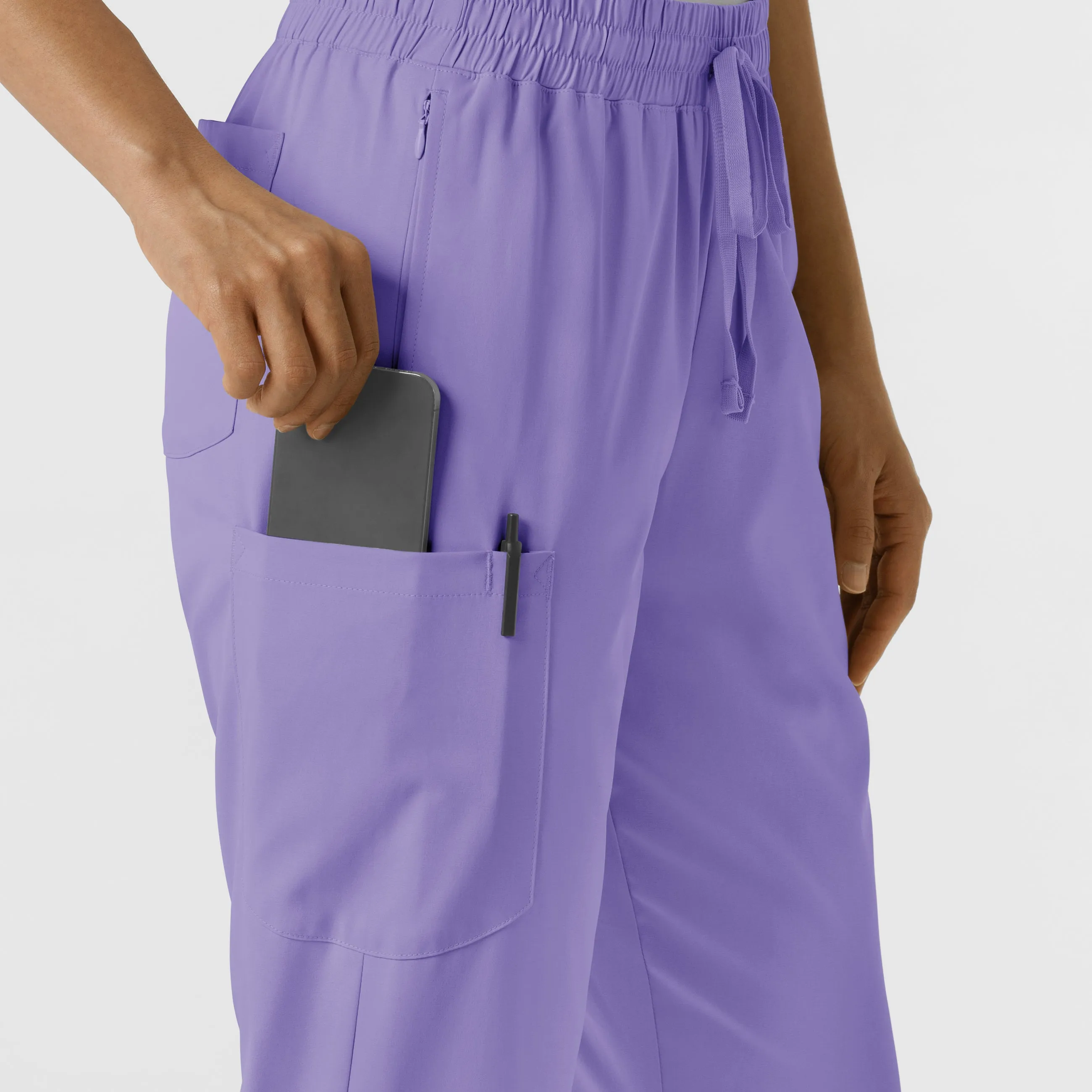 Boundless 5251 Bootcut Scrub Pants Iris Purple