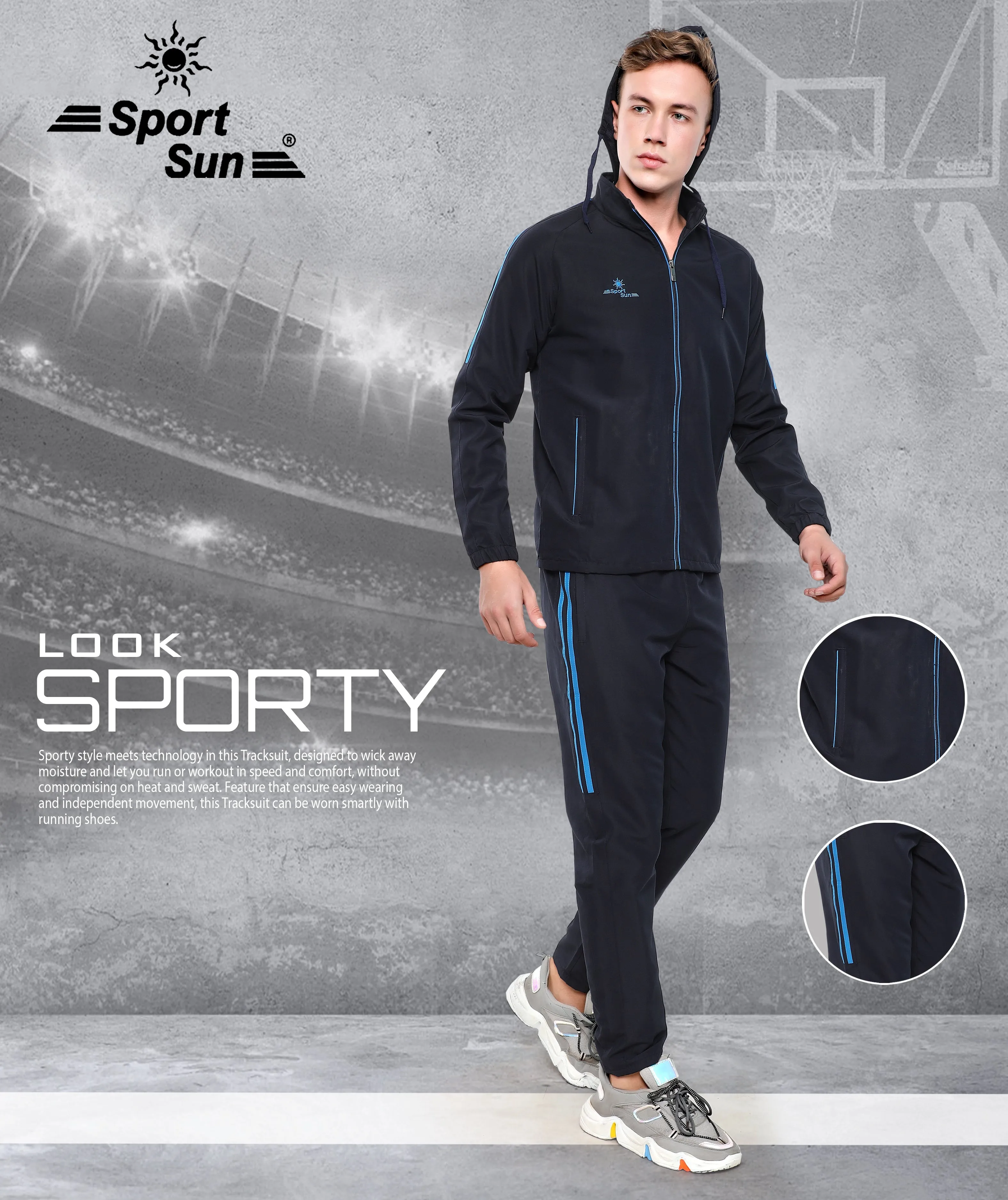 Breathable Mesh Tracksuit