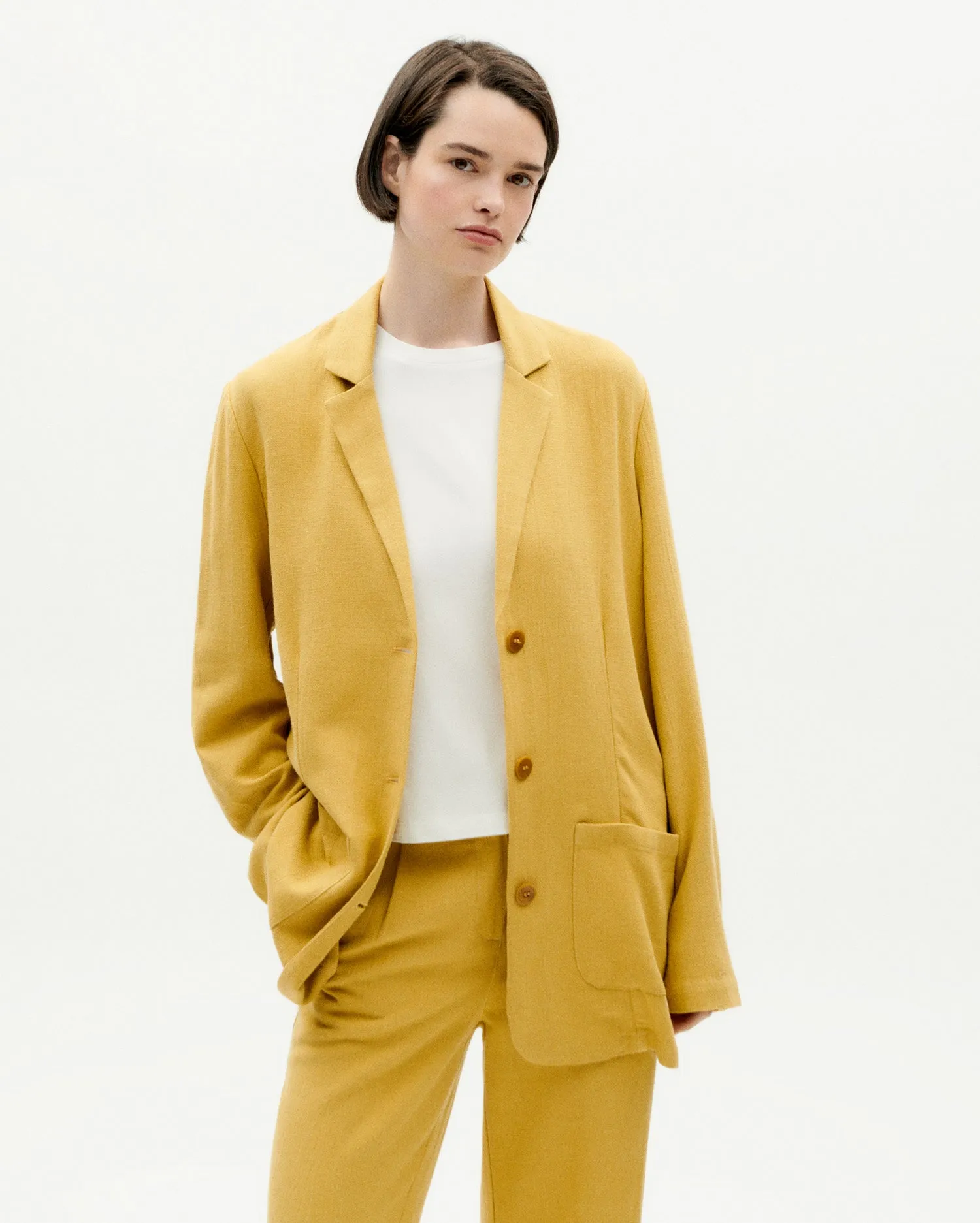 Bruna Blazer Yellow