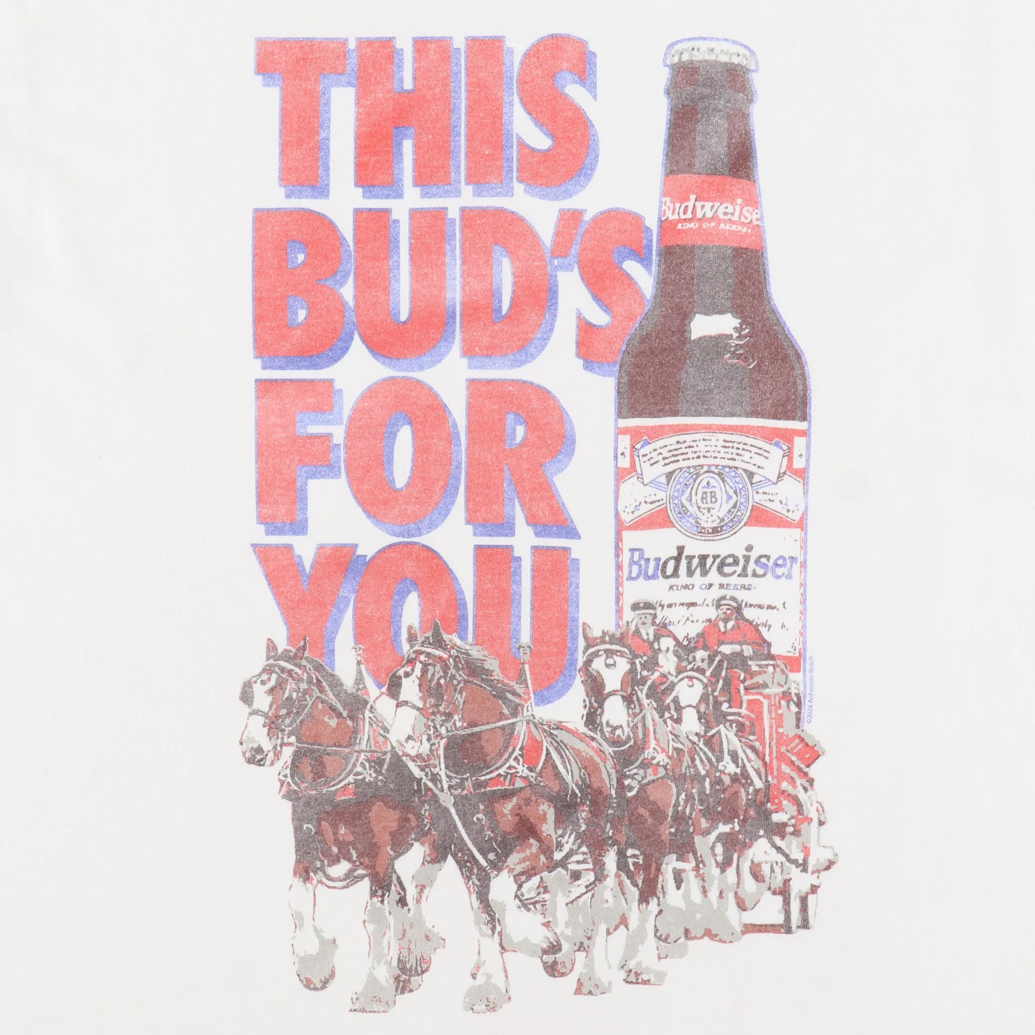 Budweiser 'This Bud's For You' T-Shirt