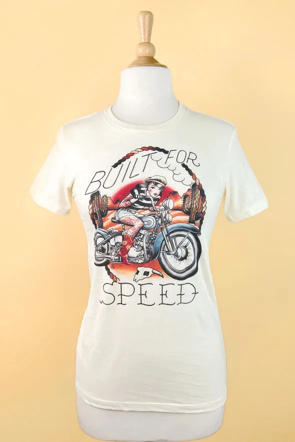 Built for Speed Ivory Ladies Tee