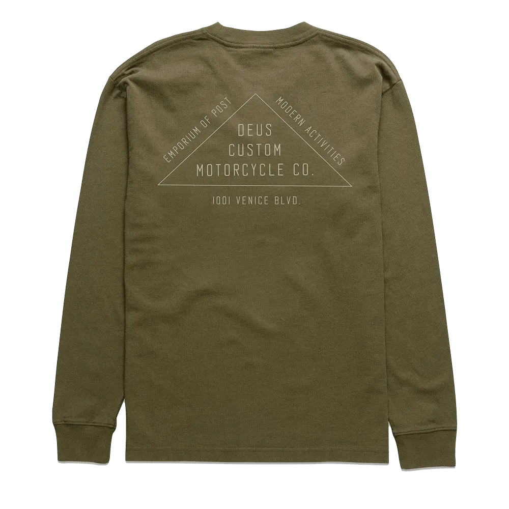 Camiseta Manga Larga Parrallels Olive Drab