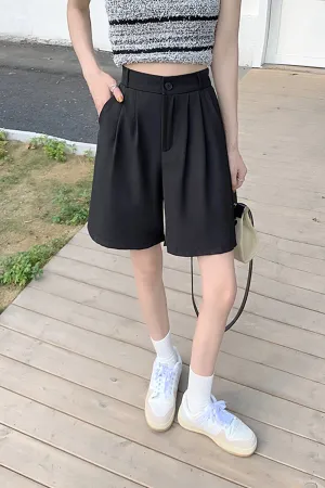 Casual Colors Elegant Shorts Pants