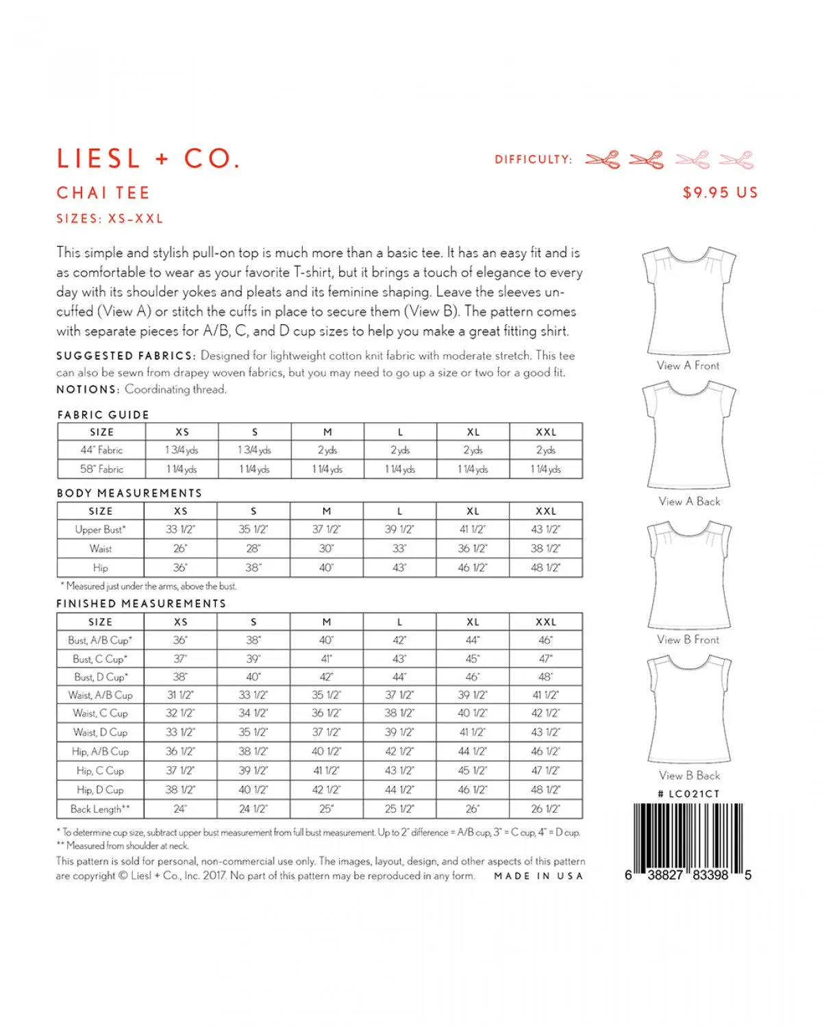 Chai Tee Sewing Patterns