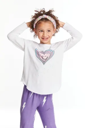 Chaser Colorful Heart Girls Long Sleeve