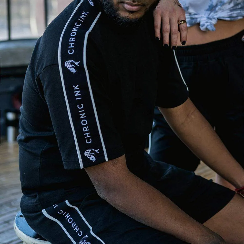 Chronic Ink Logo Band T-shirt - Black