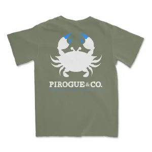 Classic Crab Tee | Moss Green