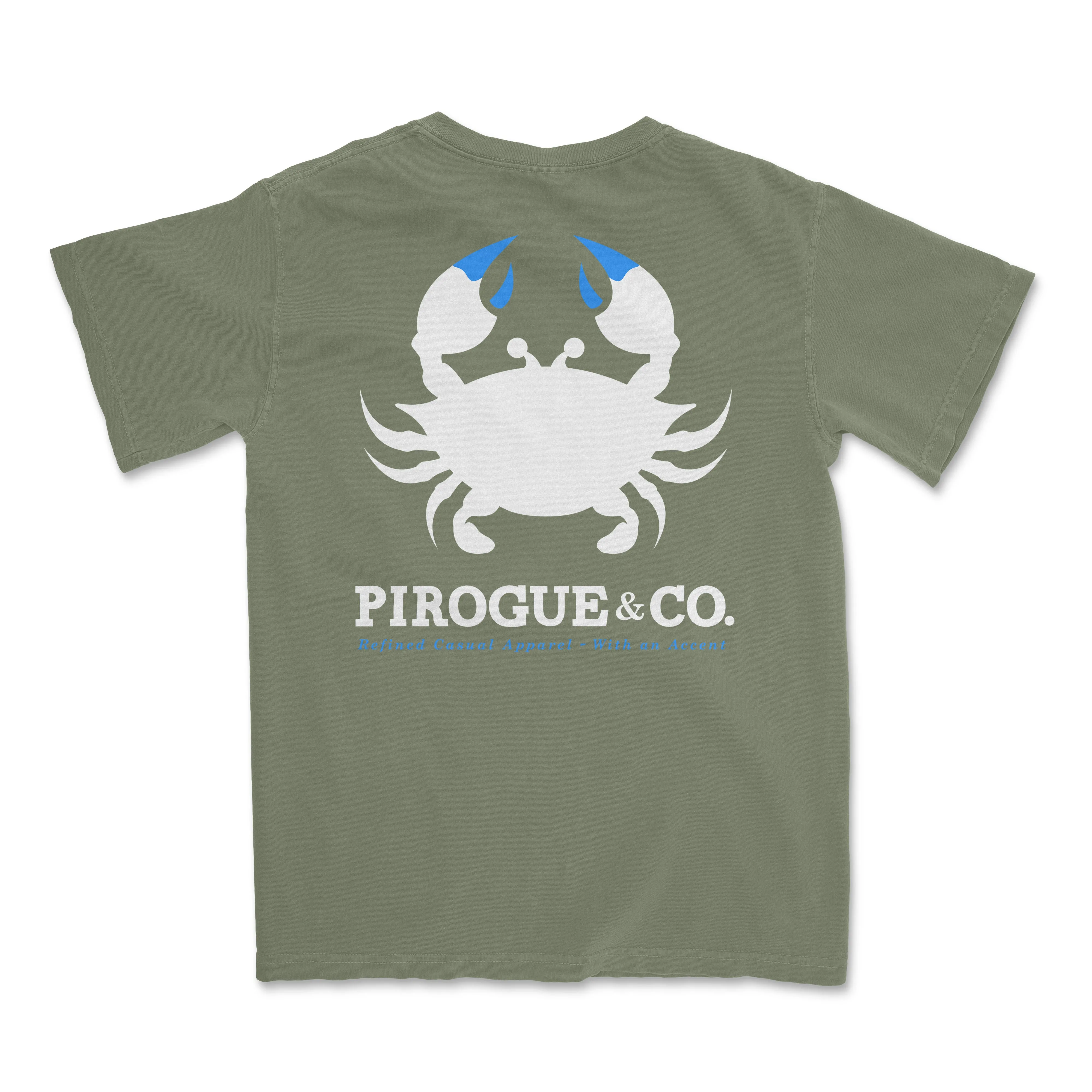 Classic Crab Tee | Moss Green