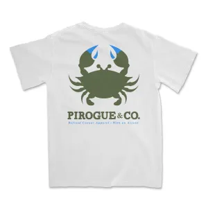 Classic Crab Tee | Pearl White