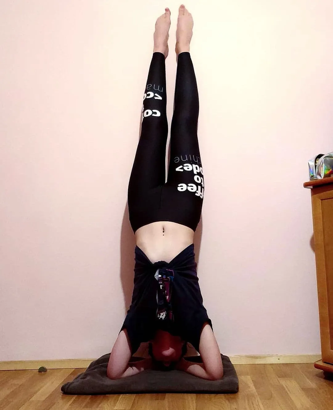 Coffee to code machine Yoga pants