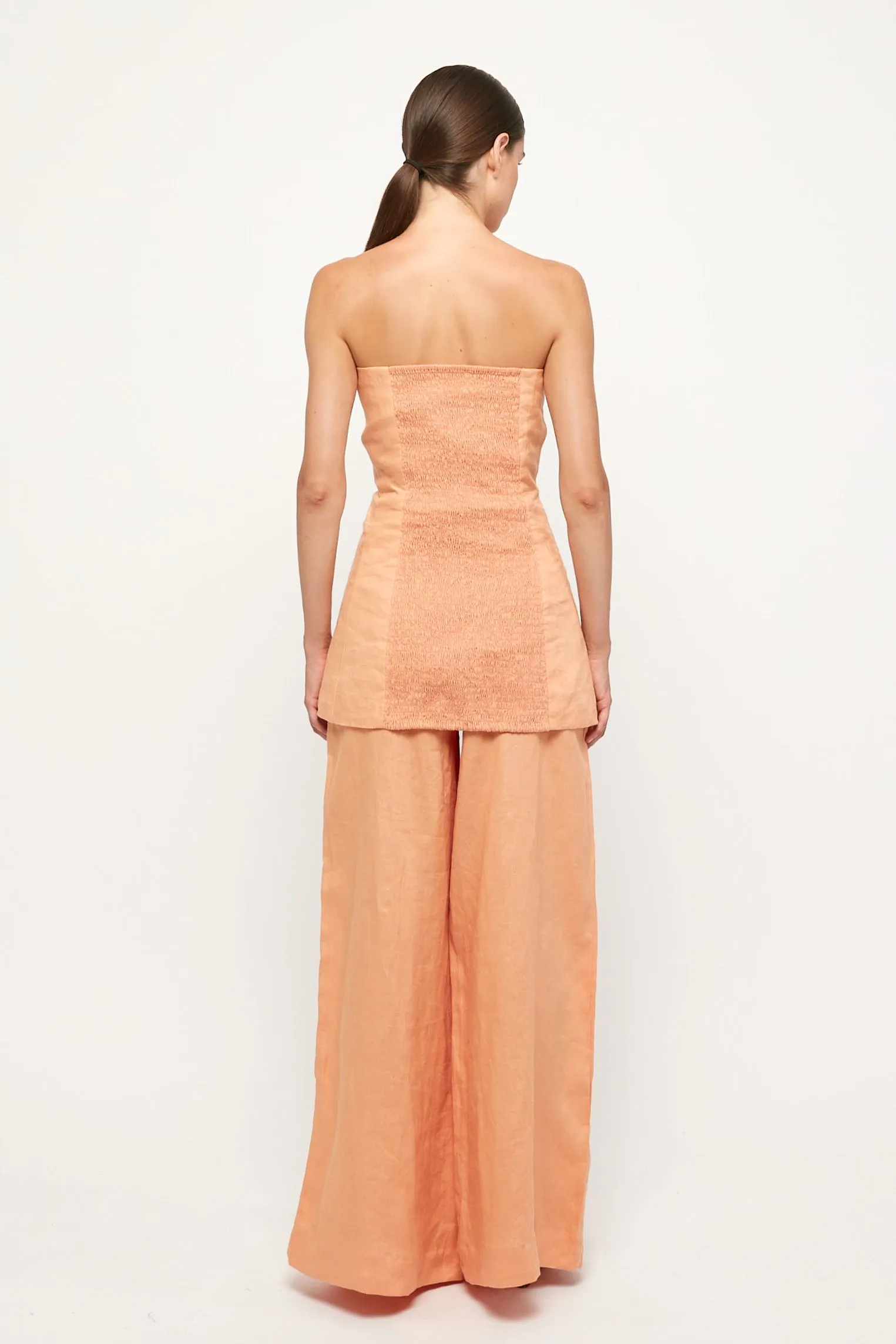Cold shoulder top | Wide leg pant