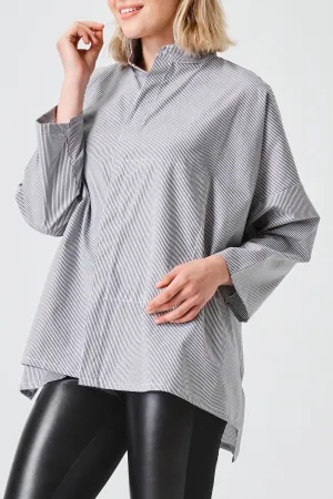 Cotton Signature Shirt in Stripe